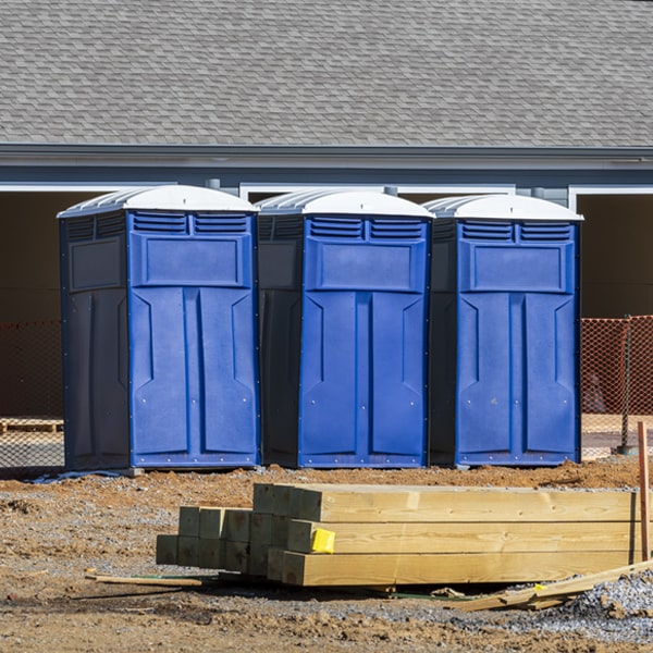 do you offer hand sanitizer dispensers inside the porta potties in Gloversville New York